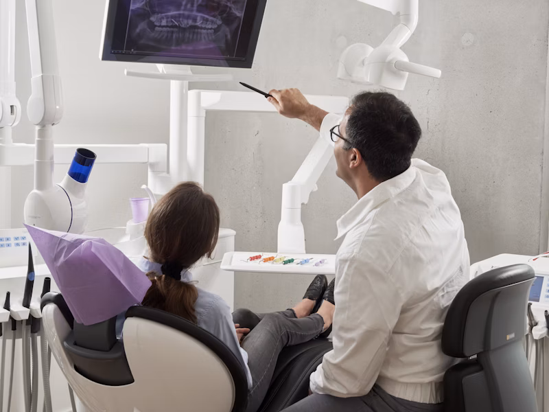 All-on-4 dental implant procedure result